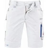 Engelbert Strauss Shorts e.s.motion 2020 Arbeitsshorts Weiss – Robuste Workwear Shorts ausgeklügelte Taschenkonzept