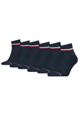 6 Paar TOMMY HILFIGER Herren ICONIC QUARTER Gr. 39 - 49 Sneaker Socken