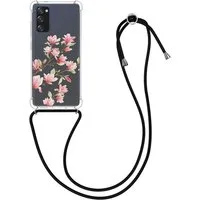 kwmobile Handyhülle Hülle für Samsung Galaxy S20 FE, Silikon Handyhülle mit Kette - Handykette Handyband