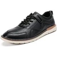 Allthemen Schnürschuh Herren Casual Komfortabel Schnürschuhe im Vintage-Design Freizeitschuh