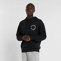 New Balance Kapuzensweatshirt Circular Logo Hoodie mit Kapuze, aus Baumwolle und Polyester, in den Größen S bis XXL