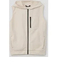 s.Oliver Funktionsweste Indoor-Weste Sweat-Weste mit Kapuze