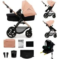 Kinderkraft Kombi-Kinderwagen MOOV 2 4in1 EVA, (Set), mit EVA-Rädern