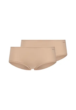 SKINY - Skiny Damen Panty Doppelpack SKINY ADVANTAGE Cotton Stretch beige - Gr. - 40
