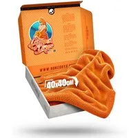 Nuke Guys Microfaser Auto Trockentuch - Gamma Dryer S bis XXL Mikrofasertuch (Microfaser, 40x40 cm, 1-tlg., Gamma Dryer S - Orange - 40x40cm 1400GSM)