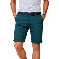 Geographical Norway Bermudas Chino Shorts kurze Hose Bermuda Knielang Stoff bequem mit Gürtel short