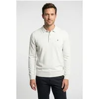 FYNCH-HATTON Strickpullover aus Baumwolle, mit Polokragen und kurzer Knopfleiste
