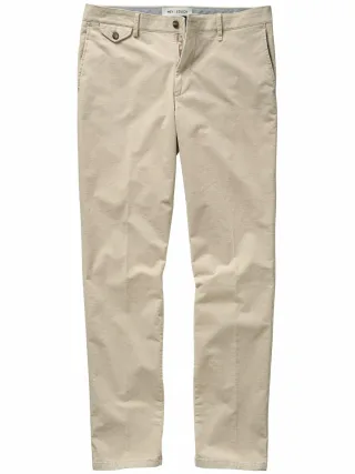 Mey & Edlich Herren Cordsamt-Chino Weiß 65 % Baumwolle, 33 % Lyocell, 2 % Elasthan