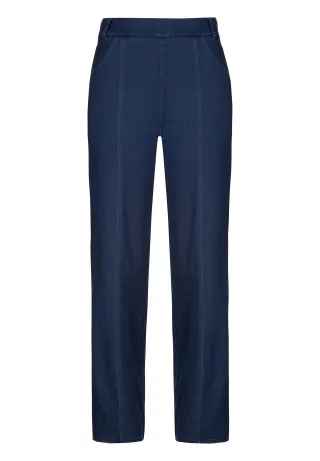 FRANK WALDER - Hosen SEASIDE BLOOM mit stylischer Mittelnaht jeans - Gr. - 40