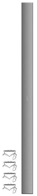 Kermi seitl. Abdeckung incl. Haltebügel für Verteo Typ 22 BH 1600 RAL9016, ZA01560001 ZA01560001