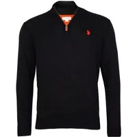 U.S. Polo Assn. Strickpullover Pullover Troyer Half Zip (1-tlg)
