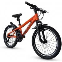 BERLIN BIKE Kinderfahrrad 20 Zoll MTB1 Kid, leichtes Aluminiumrahmen für Mädchen und Jungen, 21 Gang Shimano FD-TZ500/RD-TY200D Schaltwerk, Kettenschaltung, Ideales Geschenk für Kinder