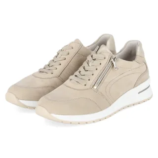 Waldläufer Low Sneaker INESSA - Gr. 39,5 - Beige - Nubuk