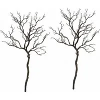 Kunstzweig Kunst-Haselnusszweig braun ca. 95 cm naturgetreu, 2474U, Höhe 95 cm