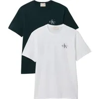 Calvin Klein Jeans T-Shirt CLASSIC MICRO MONOLOGO 2PK (Set, 2-tlg) Regular fit mit Rundhalsausschnitt