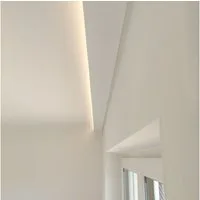 Licht-Trend Stuckleiste Dekor-Profil 6cm Stuckleiste 1,2 m indirekt Wand oder Decke