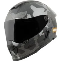 Bogotto Motorradhelm Rapto Camo Helm, vorbereitet für Kommunikationssystem,geeignet für Brillenträger,v