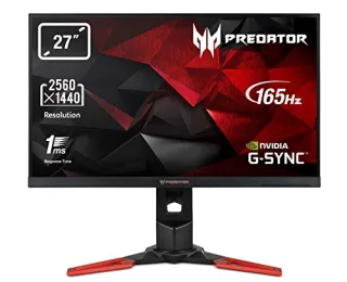 Acer Predator XB271HUAbmiprz [27" 2.560x1.440 144Hz HDMI DisplayPort 1ms Reaktionszeit] schwarz/rot