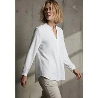 Andijamo-Fashion Schlupfbluse SILENT GLOW Zeitloses Design- matt glänzender Satin