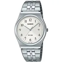 CASIO TIMELESS COLLECTION Quarzuhr MTP-B145D-7BVEF, Armbanduhr, Herrenuhr, Damenuhr, analog, Datum, Edelstahlarmband