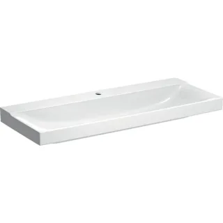 Geberit Xeno2 Waschtisch, 120x48cm mit Hahnloch, ohne Überlauf, KeraTect, 500551011 500551011