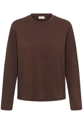 Langarm-Shirt KAelena Langarm-Shirt Baggy fit brown