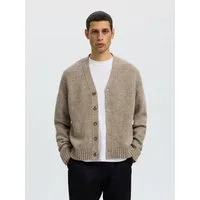 Selected Strickjacke SLMCODY LS KNIT CARDIGAN NOOS Wollmischung, regular fit