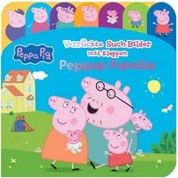 Peppa Pig - Verrückte Such-Bilder mit Klappen - Peppas Familie - Pappb / diverse