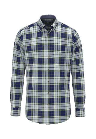FYNCH-HATTON - Brushed Twill Check, B.D., 1/1 - Gr. - M