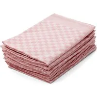 Hometex Premium Textiles Geschirrtuch Trockentuch, Profi-Küchentücher , (10er Set Geschirrtuch Grubentuch, 100% Baumwolle Zwirn, Sehr saugfähig - Premium Qualität)