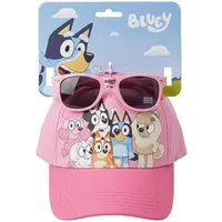 Bluey Baseball Cap Kinder Cap Set mit Sonnenbrille für Freizeit und Urlaub (Packung)