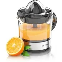 Arendo Entsafter Automatische Zitruspresse, 2 Presskegel, BPA-frei, zwei Drehrichtungen, 40 W, 700ml Behälter, anpassbare Siebgröße, Aromadeckel, spülmaschinenfest