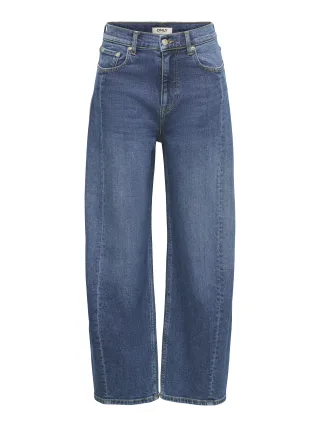 ONLY - ONLJESSICA HW BARREL ANK DNM AZG622 NOOS Medium Blue Denim - Gr. - 32