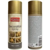 Goodmark Streudeko Deko-Spray Gold – 100ml für Weihnachtsdeko, (1-tlg), Schneller Goldglanz für kreative Weihnachtsdeko