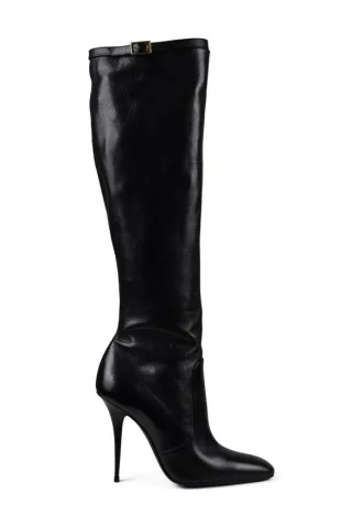 Saint Laurent Tess Stiefel Schwarz
