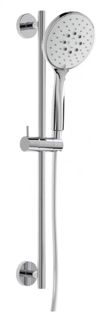 Herzbach Living Spa Wandstangenset rund, 900mm Eco-Air Hb 130mm Multi chrom , 11.699180.1.01 11.699180.1.01