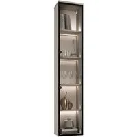 MOEBLINE Hängevitrine Vitrinenschrank FIVO 03 kaschmir