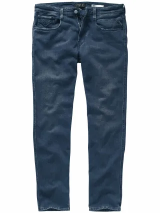 Replay Herren Jeans Anbass Sixteen Blau 99 % Baumwolle, 1 % Elasthan