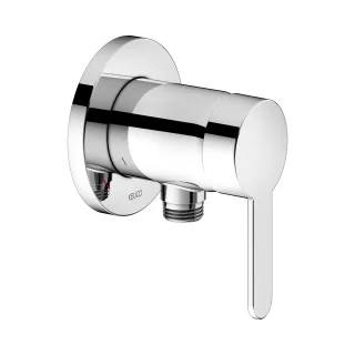 Keuco IXMO Flat Unterputz-Einhebelmischer mit Schlauchanschluss, rund, chrom 59552010301