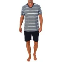 Normann Pyjama Normann Herren Schlafanzug kurzarm Shorty - auch in Übergrössen