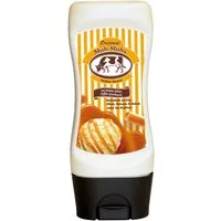 Muh-Muhs Saucen, Muh Muhs Original Toffee Sauce in einer Kopfstandflasche 150ml