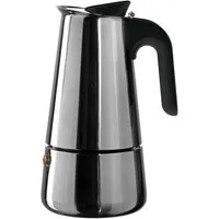 LEONARDO Espressokocher, 0,3l Kaffeekanne, Edelstahl