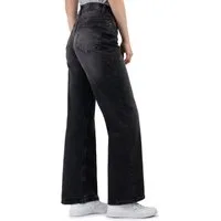 SUBLEVEL Weite Jeans Damen Jeans High Waist weiter Schnitt bequem und dehnbar