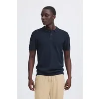 Blend Poloshirt BHBRAY KNIT POLO aus Baumwolle und Strick, Regular Fit, pflegeleicht, mit Markenlabel