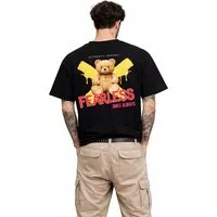 Banco T-Shirt Herren Fearless Rückenprint (Packung, Einzelartikel) Herren T-Shirt Rundhals Baumwolle Rückendruck Straßenmode Design