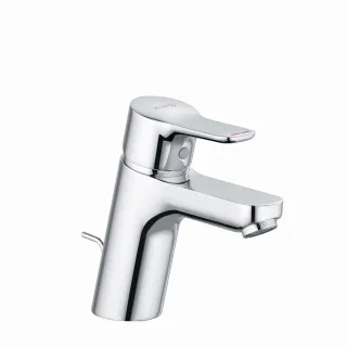 Kludi PURE & EASY Waschtischarmatur 70, 3,8l/min m. Metallablaufg. chrom, 373820565WR5 373820565WR5