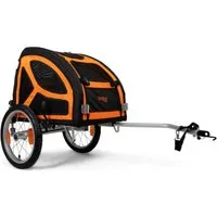 TrendPet Fahrradhundeanhänger DogBus S, mit Feststellbremsen und Komfortfederung