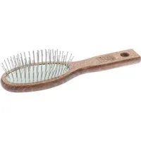 nippes Solingen Haarbürste Haarbürste, Entwirrbürste aus Buchenholz mit Doppelkopf-Metallstifte, oval