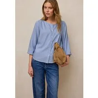 STREET ONE STUDIO Carmenbluse im Seersucker-Style mit Streifen