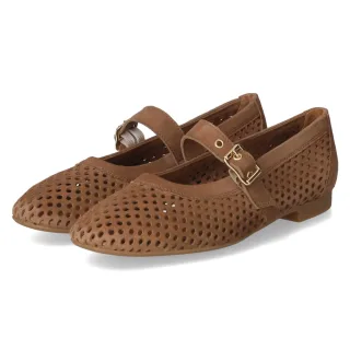 Paul Green Ballerinas - Gr. 40,5 - Braun - Rauleder